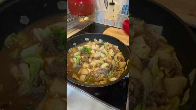 【餅トッポギ】 甘辛く煮詰めて、あっという間に出来ます。#shorts