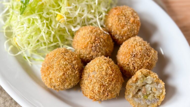 コロッとかわいい里芋のチーズカレー粉コロッケ