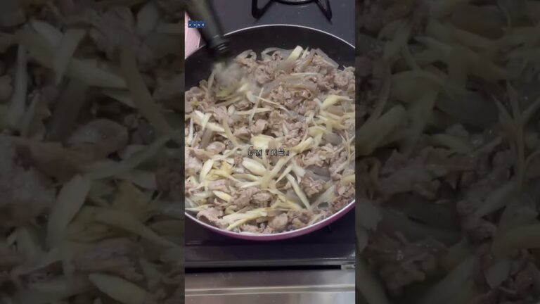 🌙*ﾟ夜ご飯の一品🍚牛肉入りきんぴらごぼぅ🥢