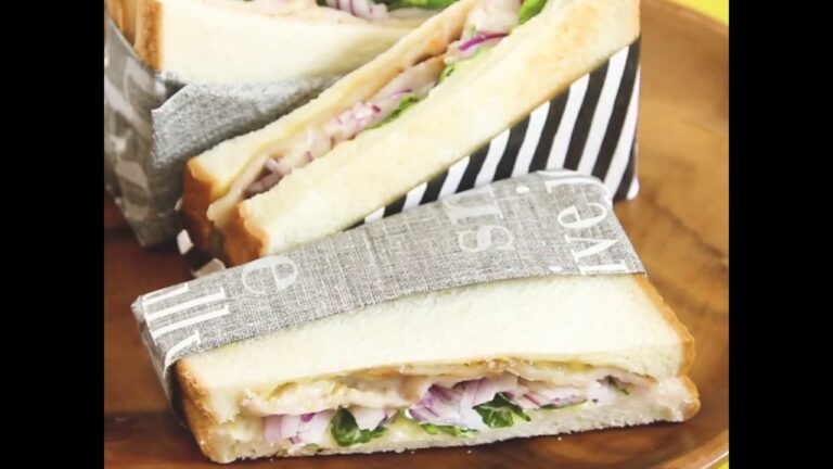 ピクニックのおともに♪ クレソンとポークの簡単サンド