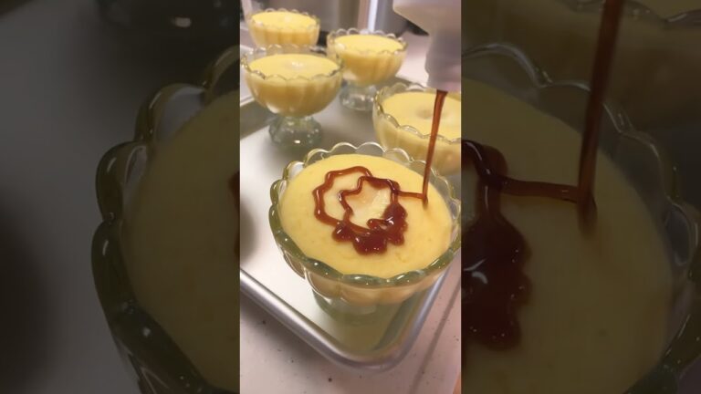 さつまいもプリン完成