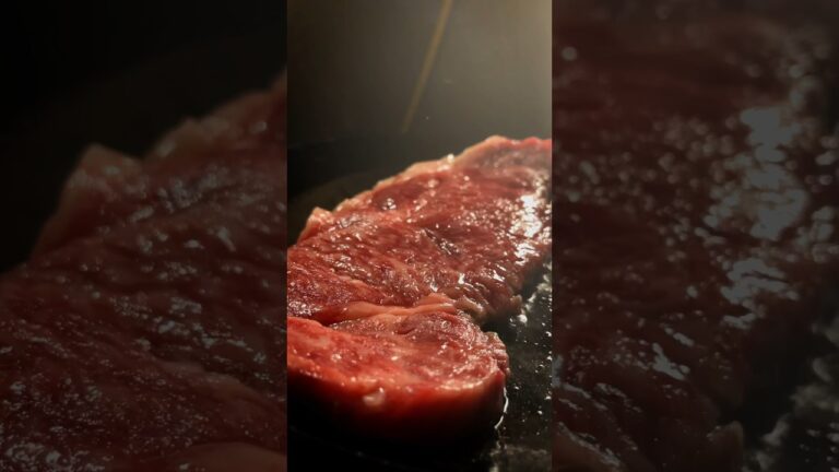 25秒で魅せます。至極のステーキ丼🥩#shorts