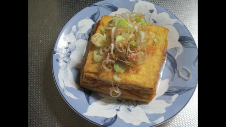 厚揚げネギ梅干し鰹節を使った簡単レシピ