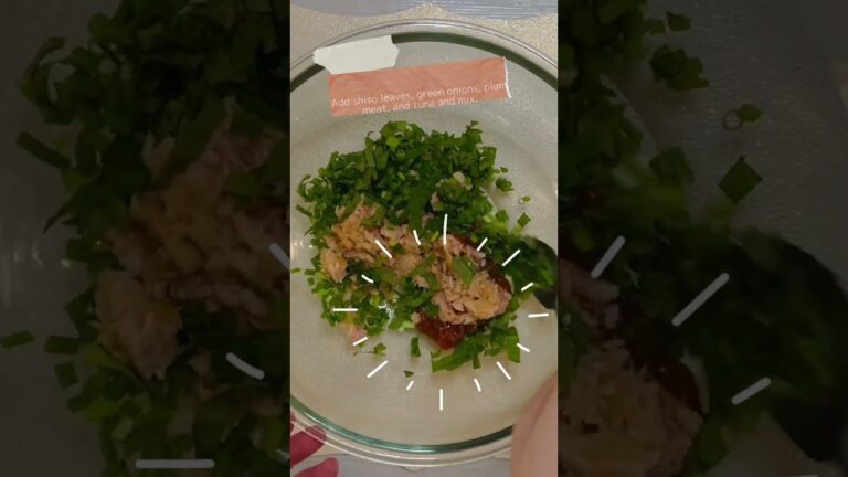 沸騰ワード10♪最新レシピ♪志麻さんのツナと梅と大葉の和風餃子♪Japanese-style gyoza#shorts