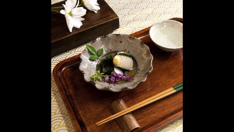 暑い日のさっぱりおつまみ 帆立ワカメ巻き ｜和食のレシピ集