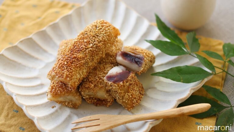 もちもちさくっ！ ごま 団子 じゃないよ ごま あん 春巻き のレシピ 作り方