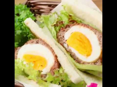 とろっと卵でボリュームたっぷり エッグインハンバーグサンド ｜ moguna[モグナ]