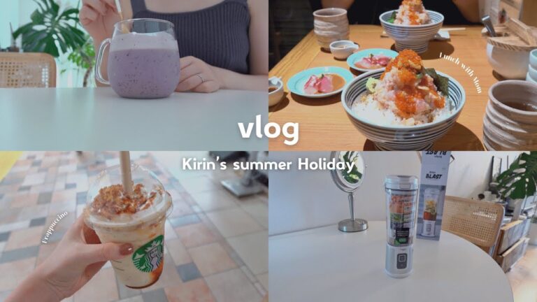 社会人の休日の過ごし方🫧よく食べる生活🍨🍦お出掛けと簡単お家ごはん | モーニングルーティン