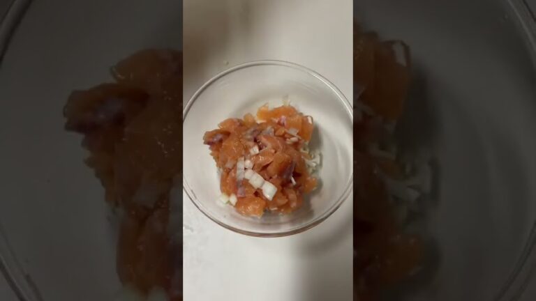 忙しい方必見！ご飯のおかず、お酒のおつまみにもなる！ネギ塩サーモンレシピの紹介✨