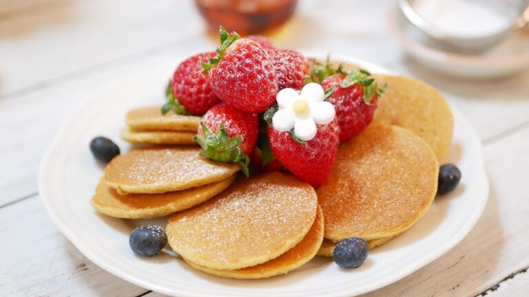 オートミールのバナナパンケーキ Oatmeal caramel banana pancake