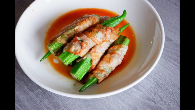 オクラの肉巻き