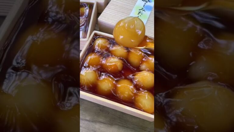 東京のお土産で1番おすすめの冷やしみたらし団子🍡 #赤坂青野
