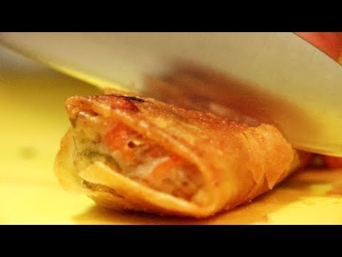 コストコのプルコギを春巻きにしてみたという動画