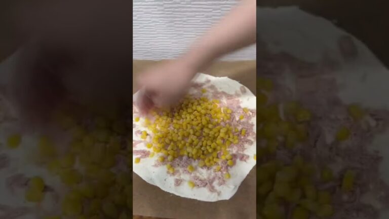 【発酵不要！米粉でかんたん】ツナマヨコーンピザ🍕