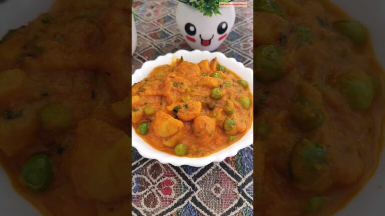 Matar Mushroom Recipe #mushroom #resturant #style #recipe #food #cooking #shorts