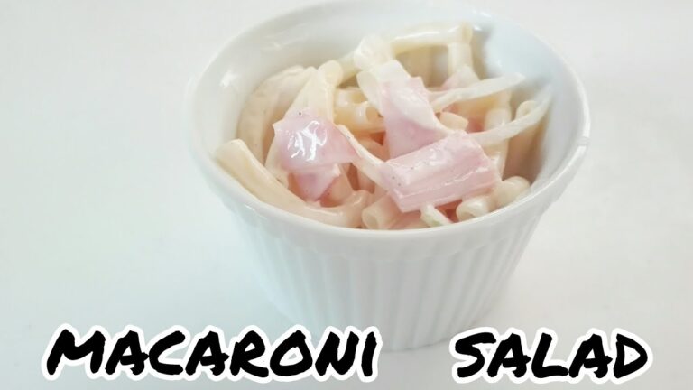 【簡単！料理！】音声付♪売ってるあの味！マカロニサラダ　Japanese food Easy cooking  【Macaroni salad】