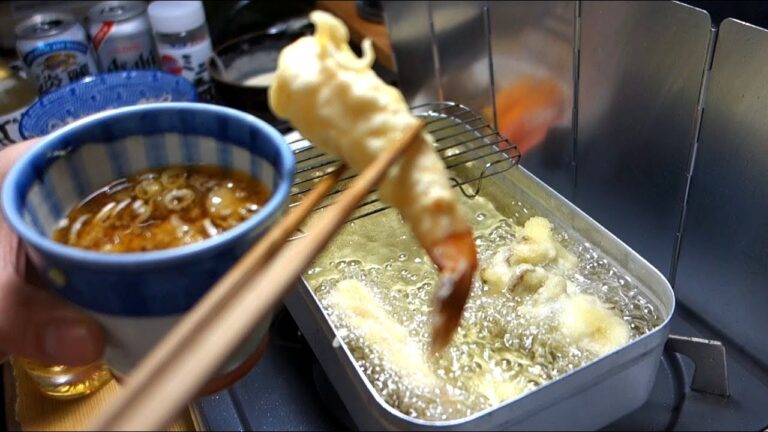 【宅飲み動画】天ぷら(海老、ホタテ、カニカマ、カボチャ、舞茸、大葉) ざる蕎麦【昨日の晩酌】