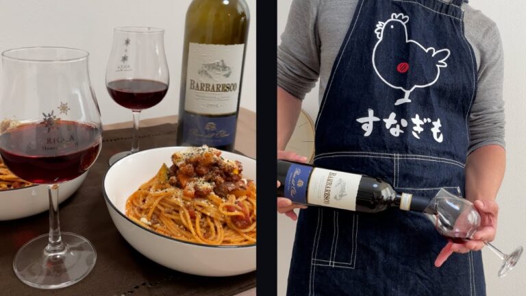 我が家の閣下（妻）に真心込めてボロネーゼパスタをお作りする動画