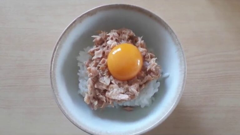 【無言】イガゴーさんのマグロユッケ風ツナめしを作った