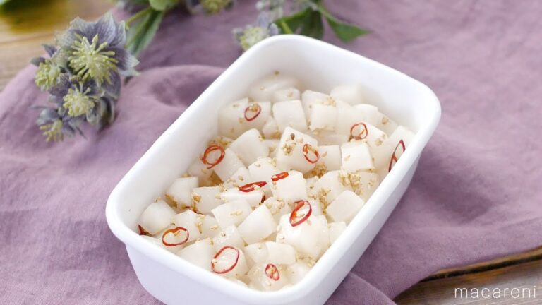 【うま塩大根漬け】作り置きにもおすすめ！大根1つでお手軽レシピ♪｜macaroni（マカロニ）