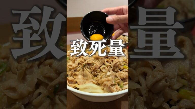 すた丼でドカ食い気絶してみた
