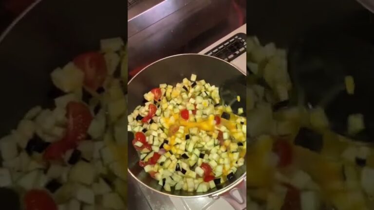 ヘルシーなすレシピ、スクランブルエッグ&焼き茄子