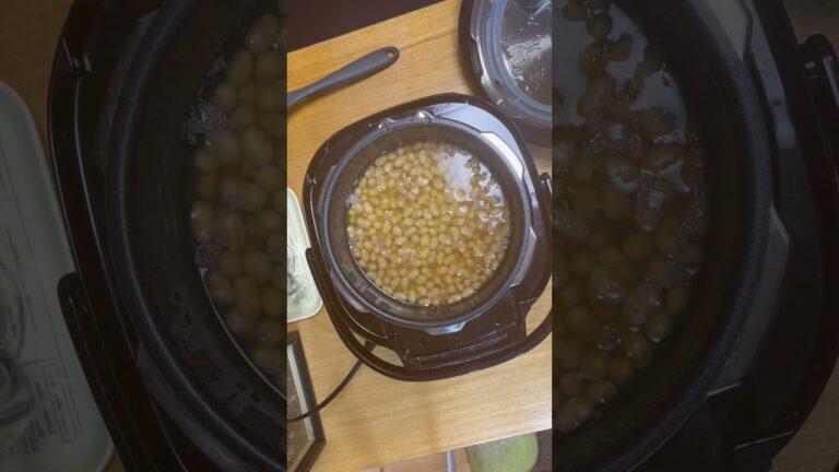 🟥#ドーン 💥‼︎煮豆出来たぁ‼︎☺️#ほそかつ #シンプル #ヘルシー #簡単料理 ‼️#圧力鍋 #大豆 で#タンパク質 摂取👍