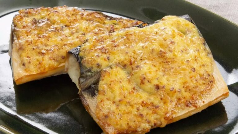 さばのマスタードマヨ焼き