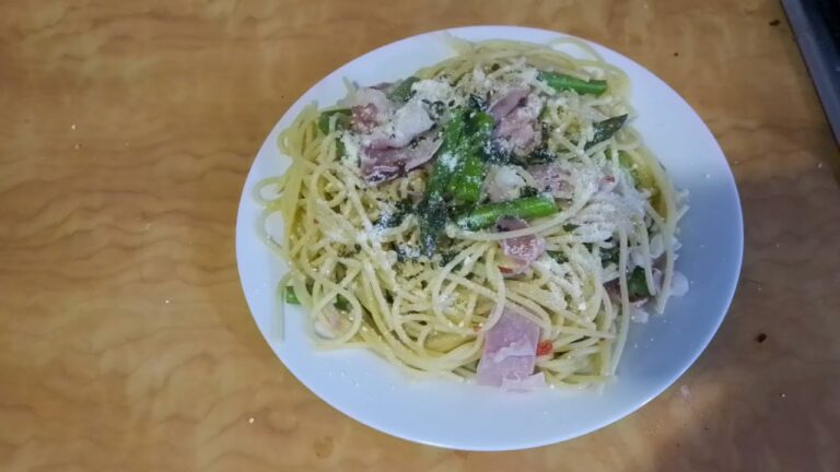 生ハムパスタを作ってみた　Prosciutto Pasta