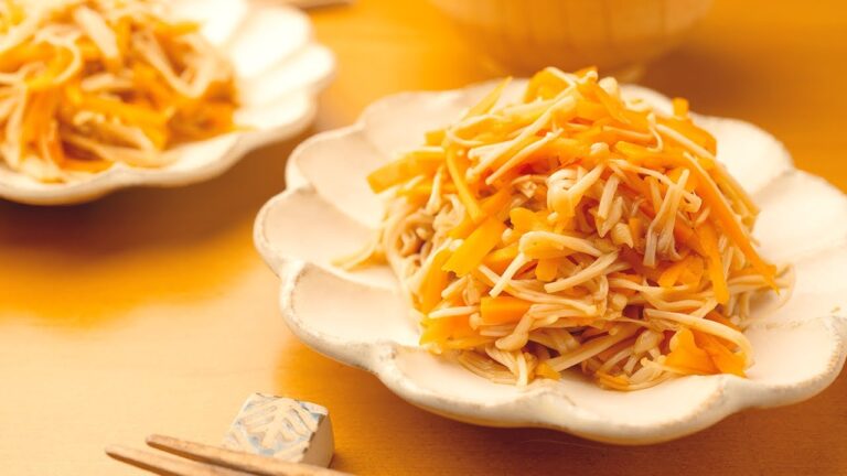 【レンジで3分】チンして和えるだけで大満足な『えのきの和え物』