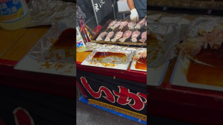 #イカ焼き　#屋台　#お祭り　#japan