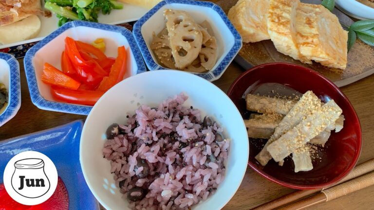 【ゴボウの味噌漬け】🍱＆ダイエットの味方！【黒豆ごはん🍚】の作り方