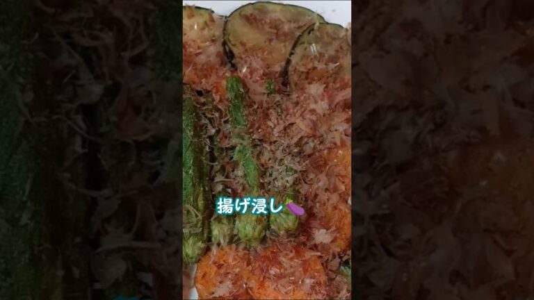 茄子とオクラの揚げ浸しshort🍆
