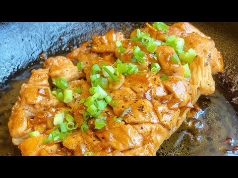 早い！簡単！鶏胸肉の夕食/こってりバター醤油焼き【鶏むね肉レシピ】