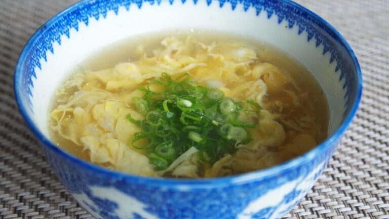 とろみをつけて　ふんわり【たまごスープ】の作り方