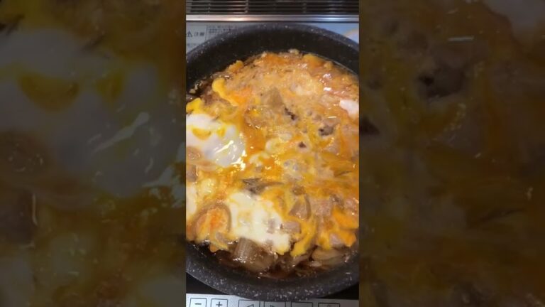 親子丼【簡単おつまみ】鶏肉の卵とじ　 #shorts  #ショート