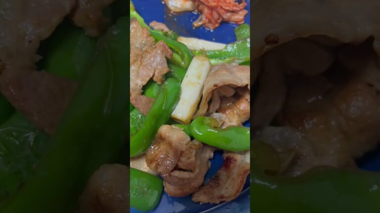 #豚肉 #ピーマン #とうふ #冷奴 #サラダ #ネギ #キムチ #自炊 #japan #japanesefood #炒め物