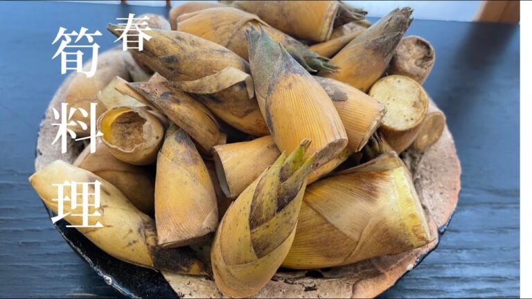 【筍】『エグ味　アクを抜く方法』土佐煮　木の芽焼き　天ぷら　作り方