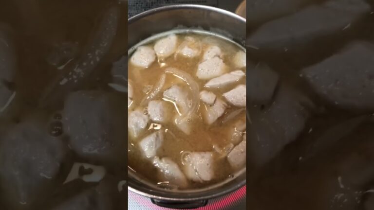 すり身の味噌汁【簡単汁物】 #shorts