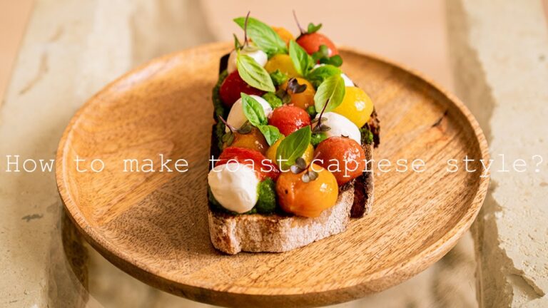 【ミニモッツァレラ】コストコで買えるミニモッツァレラで作る最高におしゃれなカプレーゼ風トーストの作り方。