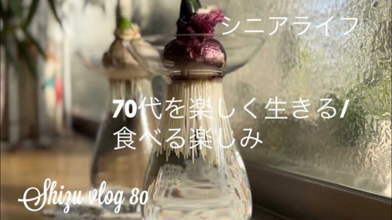 【楽しむ暮らしvlog 80】70代を楽しく生きる/おかず作りは楽しいような面倒なような/参鶏湯/シニアライフ