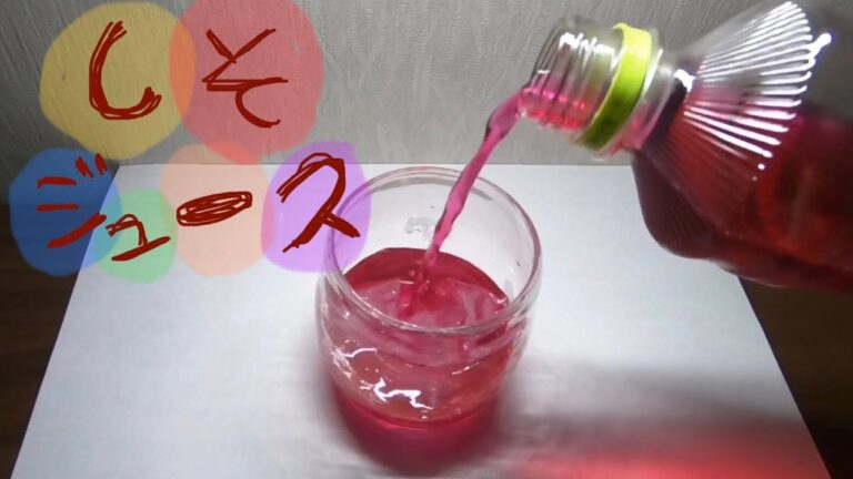 【しそジュース】しそジュースの作り方教わった