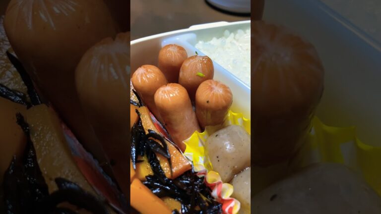 フジッコのこんにゃく旨い弁当、ひじき煮は前作ったの　#Shorts