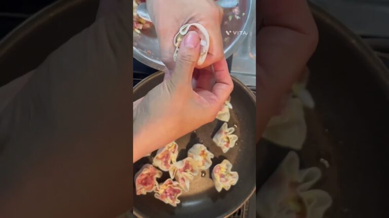 時短🌟簡単🌟餃子皮でシュウマイ⭐︎