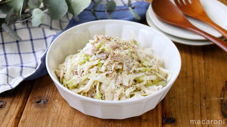 【サバ缶とキャベツのマヨポンサラダ】水煮缶で簡単！栄養満点サラダ♪｜macaroni（マカロニ）