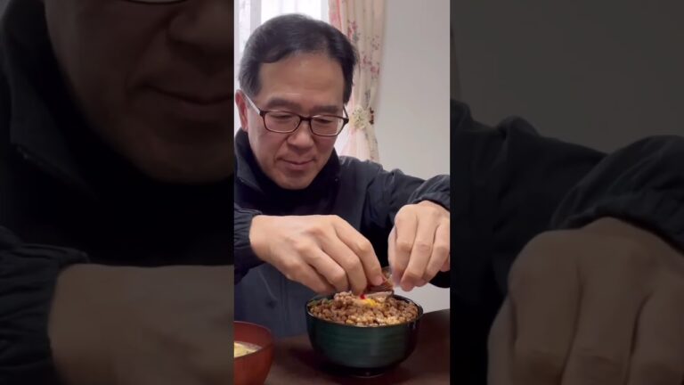 キムチ納豆丼 #納豆  #natto  ＃キムチ #shorts