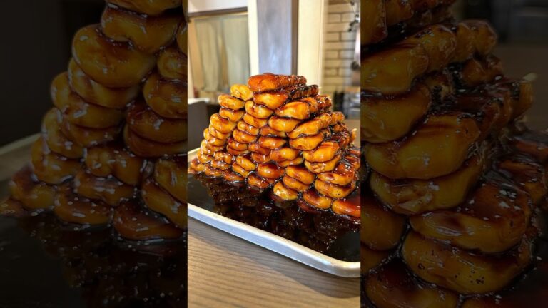 【圧巻のビジュアル！みたらし団子ピラミッド🍡】 #みたらし団子 #japanesefood