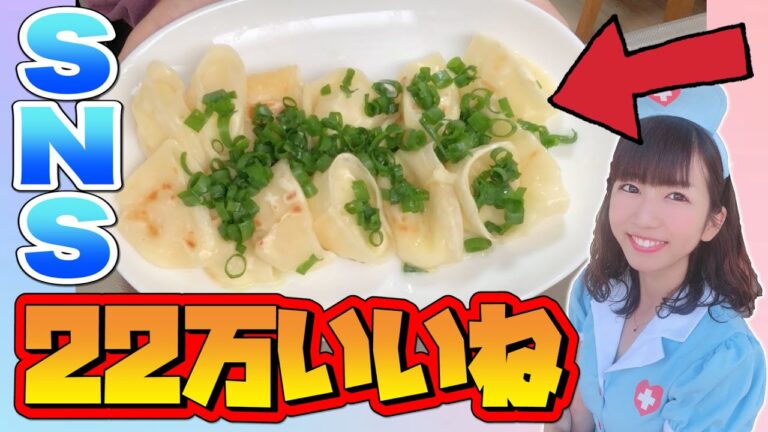 【TikTokで話題沸騰】モッツァレラチーズ餃子作ってみたら美味しすぎて感動！！