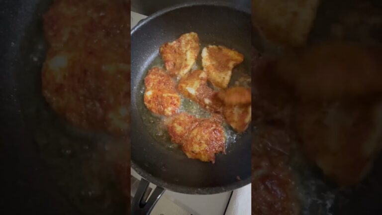 料理#shorts#白身魚のカレー風味#こんがりカリカリ