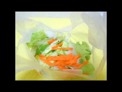 白菜の浅漬けを作ってみたよ　簡単料理　カメレオン